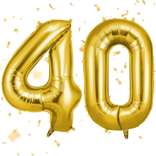 Palloncini numerati oro - palloncini,
