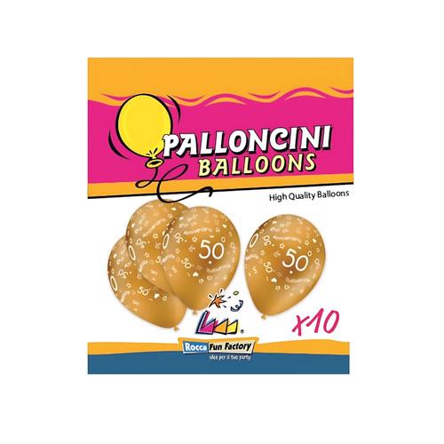 Palloncini oro 66 - palloncini, (30cm)