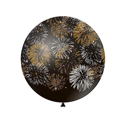 Palloncini nero con - palloncini, (86cm)
