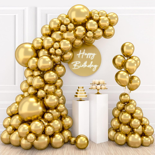 Palloncini oro kit arco - palloncini,
