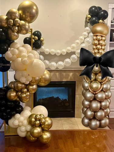 Palloncini oro e nero - 70,