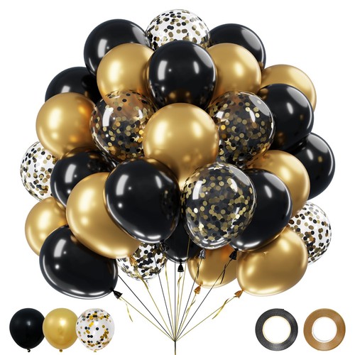 Set palloncini oro - e, 62