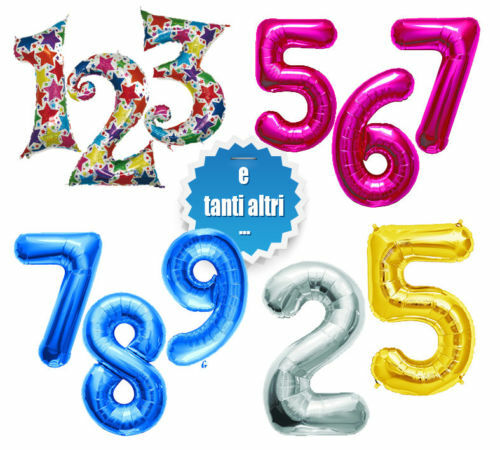 Palloncini mylar numeri - in,