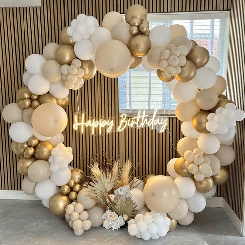 Kit arco palloncini beige - palloncini,